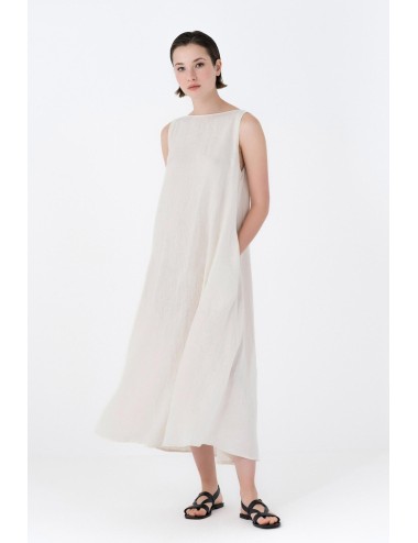Linen Sleeveless Dress...