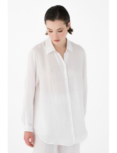 Shirt Gauze Oversized White...