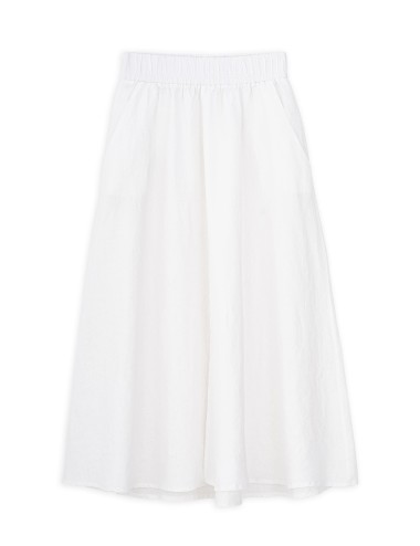 Linen Skirt White - Philosophy