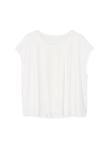 Cupro Cropped Top White - Philosophy